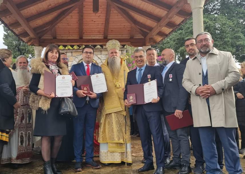 Čelnici Elektroprivrede dobili ordenje od Mitropolije crnogorsko primorske