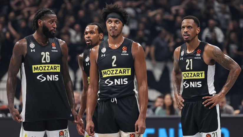 Partizan četvrti tim Evrolige po učinku najčešćih petorki