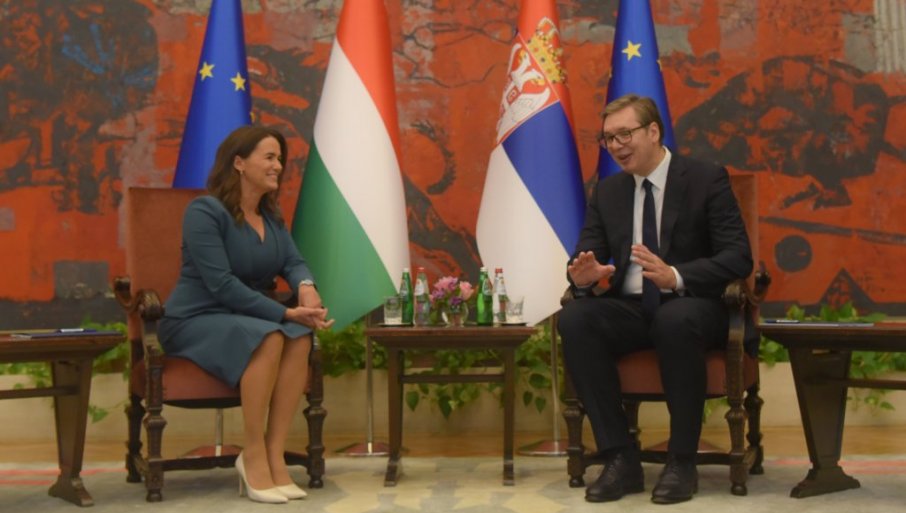 Vučić se sastao sa predsjednicom Mađarske Katalin Novak