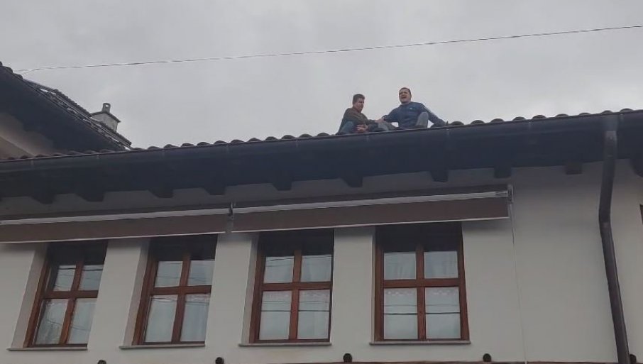 Potresne scene iz Velike Hoče: Tzv. Kosovska policija prijeti da će zaplijeniti vino, Srbin prijeti da će se ubiti