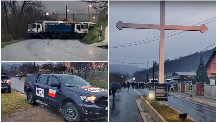 Sjeverni dio Kosmeta još uvijek u blokadi, na barikadama mirno