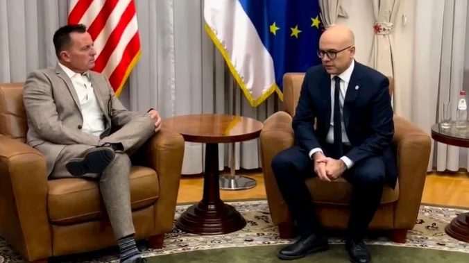 Vučević se sastao sa Grenelom: Unaprijediti odnose Srbije i SAD