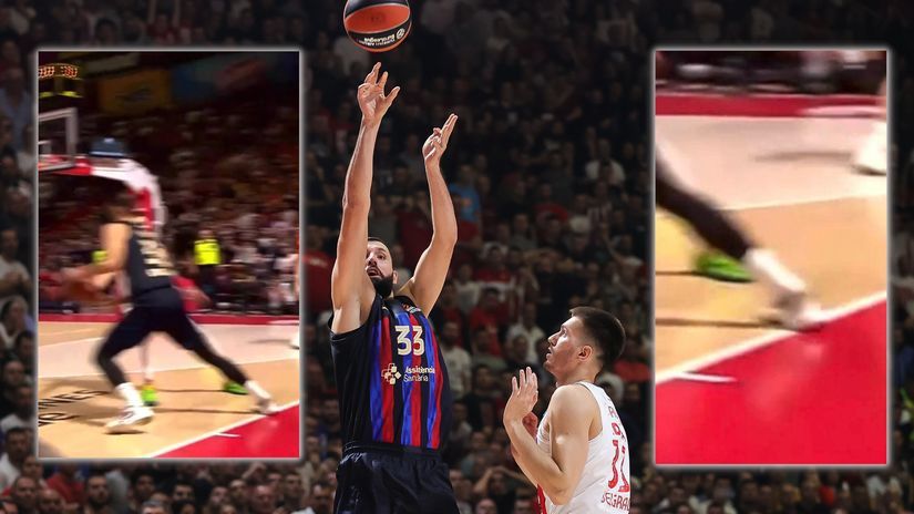 Evroliga priznala: Zvezda pokradena, Mirotić gazio liniju