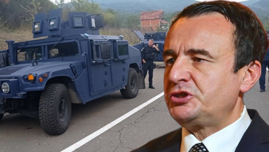 Pokušaj zastrašivanja: Kurtijeva policija zaustavila dva autobusa sa Srbima iz Štrpca koji su krenuli na skup u Rudare
