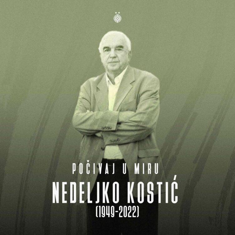 Još jedna tužna vijest iz Partizan: Preminuo Nedeljko Kostić