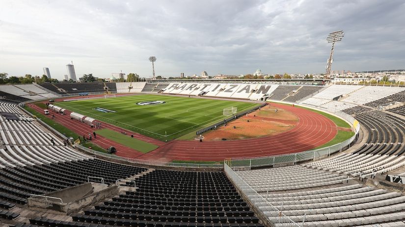 Lažna dojava o bombi na stadionu Partizana