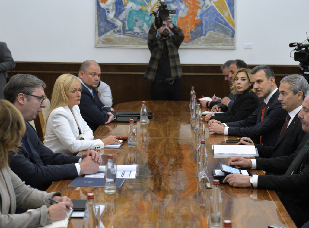 Vučić sa turskim zvaničnikom: Srbija u Truskoj vidi važnog partnera u očuvanju mira i stabilnosti Zapadnog Balkana