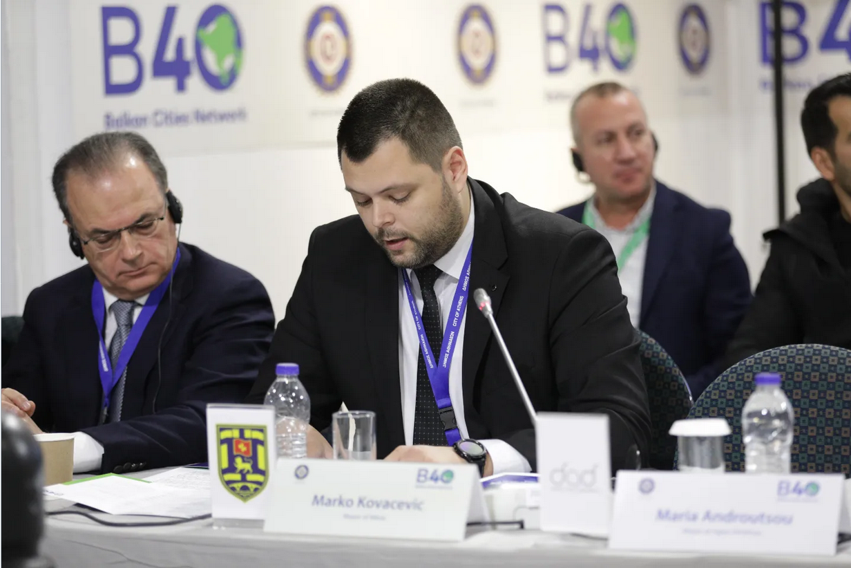 Kovačević na Samitu „B40“ u Atini: Nikšić otvoren za saradnju sa svim gradovima!