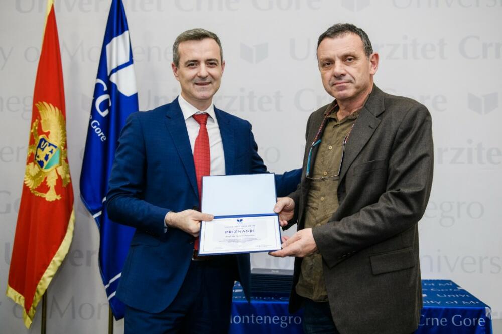 Profesor Lazar Pejović dobitnik godišnje nagrade UCG-a
