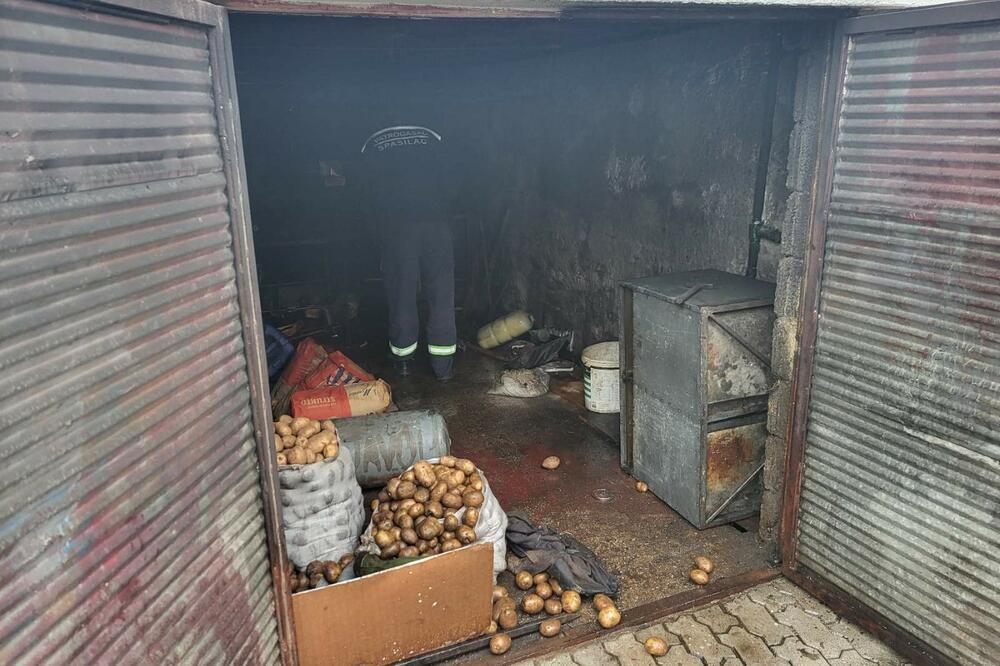 Nikšićanin povrijeđen u požaru u radionici