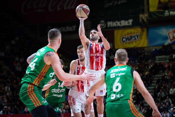 Derbi opravdao očekivanja: Zvezda premostila i raspucanu Cedevita Olimpiju!