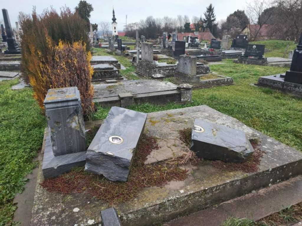 Vandali uništili pravoslavno groblje u Hrvatskoj
