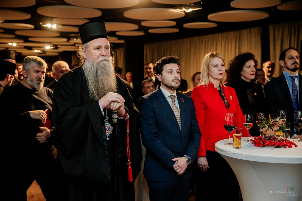 Mitropolit organizovao svečani Božićni prijem, prisustvovao i Abazović sa ministrima