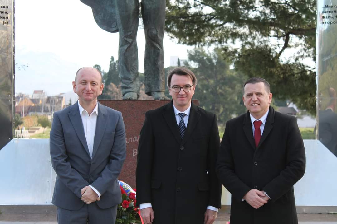 Ruski ambasador sa Kneževićem i Vojinovićem: U Crnoj Gori dobro pamte Vladimira Visockog