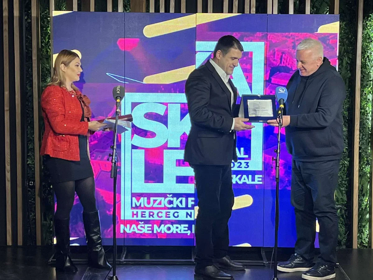 Stoiljković nakon dobijanja prestižne nagrade: „Naše je more, naše su Skale, naša je i cijela Crna Gora“!
