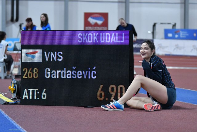Gardašević nova šampionka Srbije u disciplini skok udalj: Vuleta odustala zbog povrede