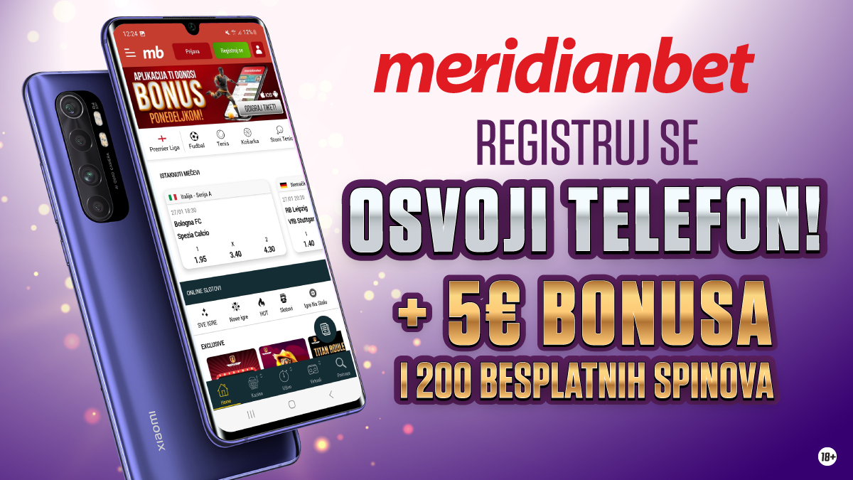 Pojačan bonus dobrodošlice: Registracijom do telefona!