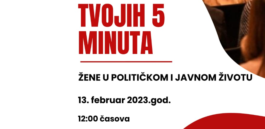 NVO Grupa građana BU2 predstavlja projekat „Tvojih pet minuta“