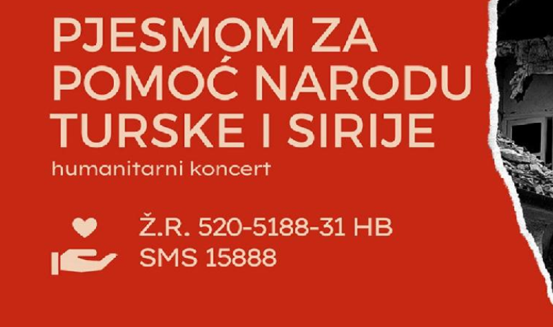 Humanitarni koncert za pomoć Turskoj i Siriji u KIC-u