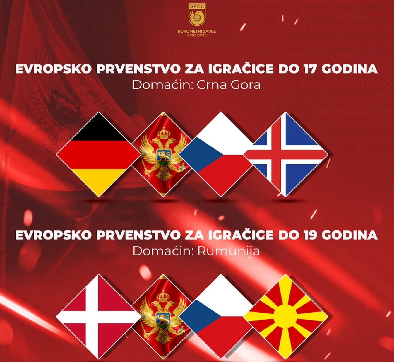 Žrijeb za Evropsko prvenstvo: Kadetkinje igraju kući, juniorke u Rumuniji