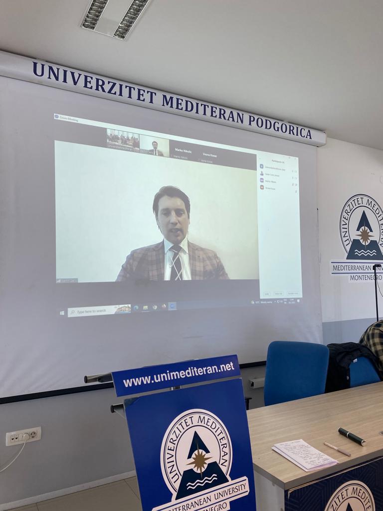 Samir Cerić blockchain & fintech ekspert iz Londona, održao predavanje na Univerzitetu Mediteran
