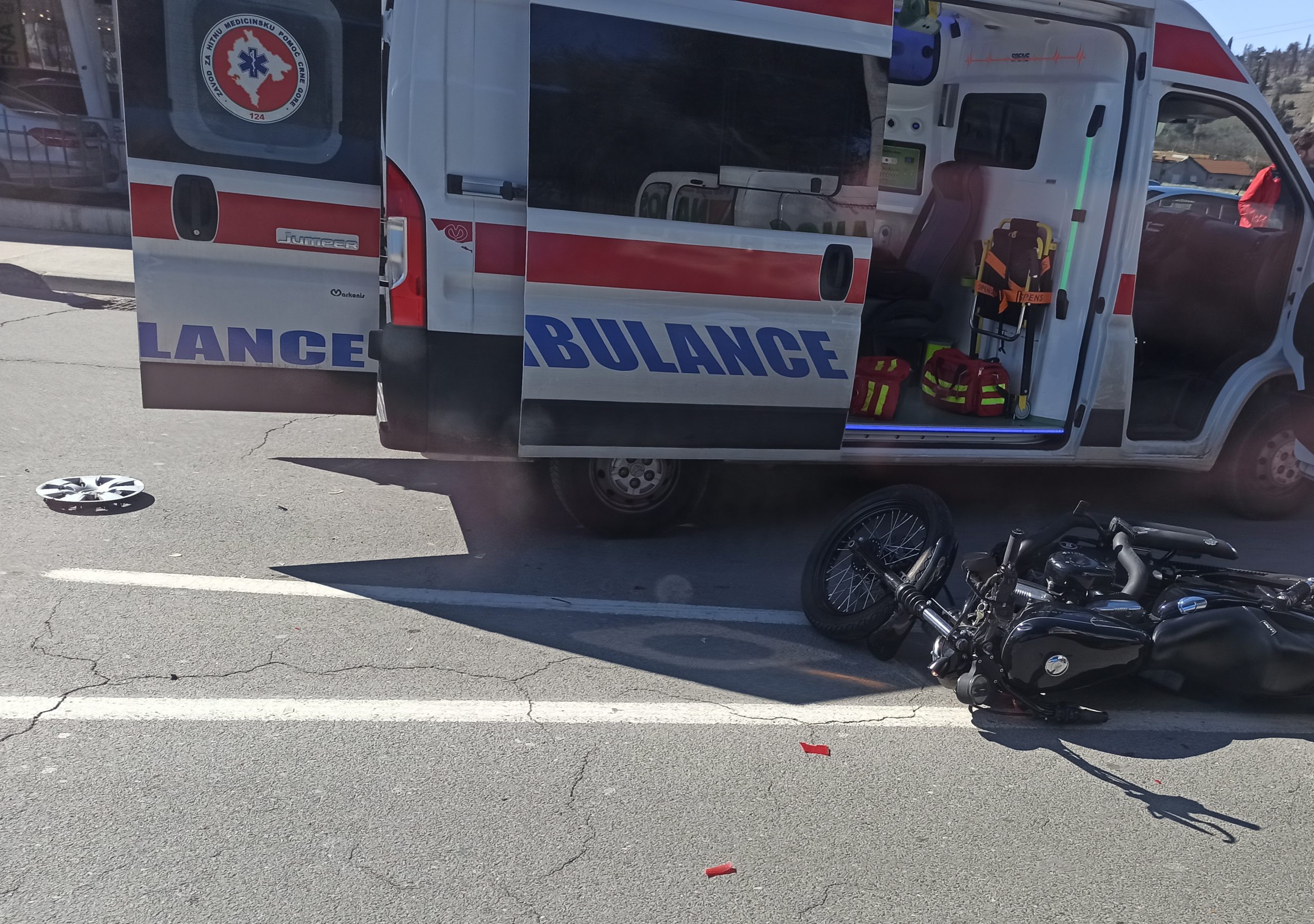Udes kod Volija u Zagoriču: Povrijeđen motociklista