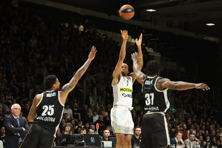 Partizan upisao važnu pobjedu u Bolonji, Milano sledeća stanica