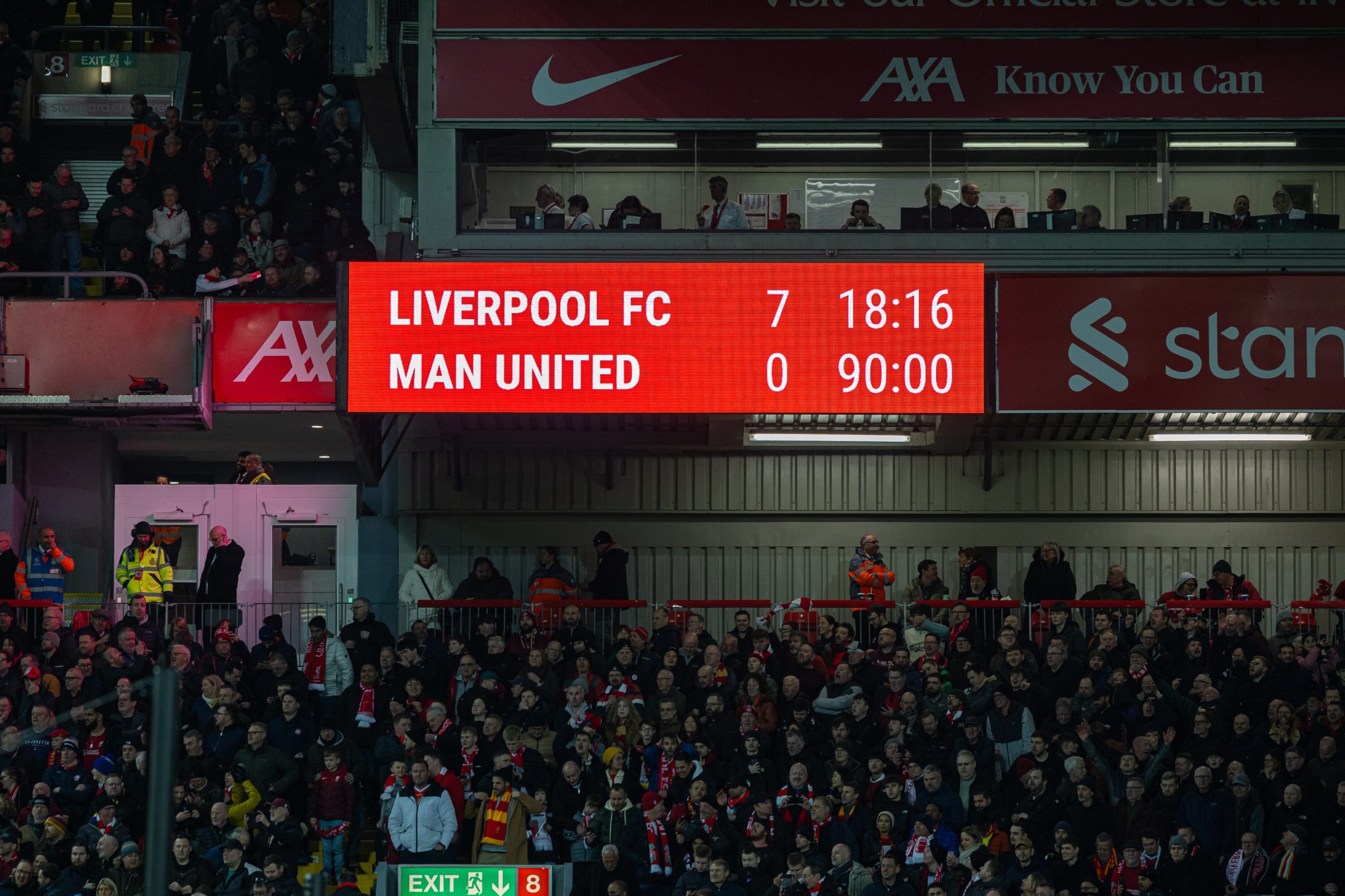 Ni Đavolima ne prija pakao Enfilda: Liverpul – Junajted 7:0