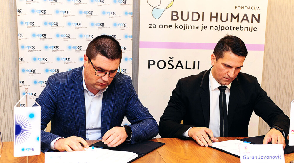 EPCG podržala Fondaciju Budi human: Doniraće 40.000 eura tokom narednih godinu dana