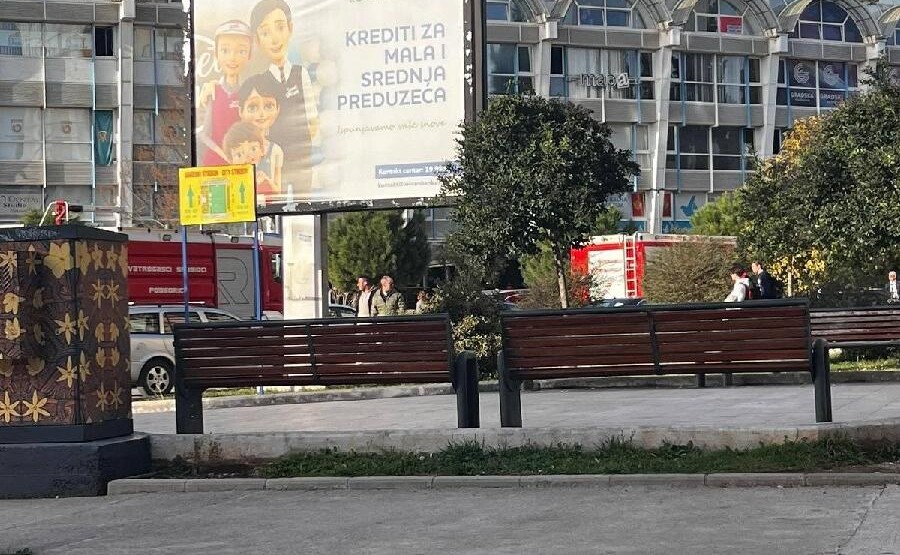 Izbio požar u zgradi Gradskog stadiona u Podgorici