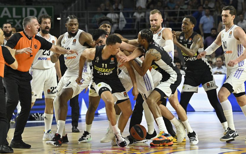 Evroliga izrekla kazne: Realu se isplatio incident, Partizan „osakaćen“ u 3. utakmici!