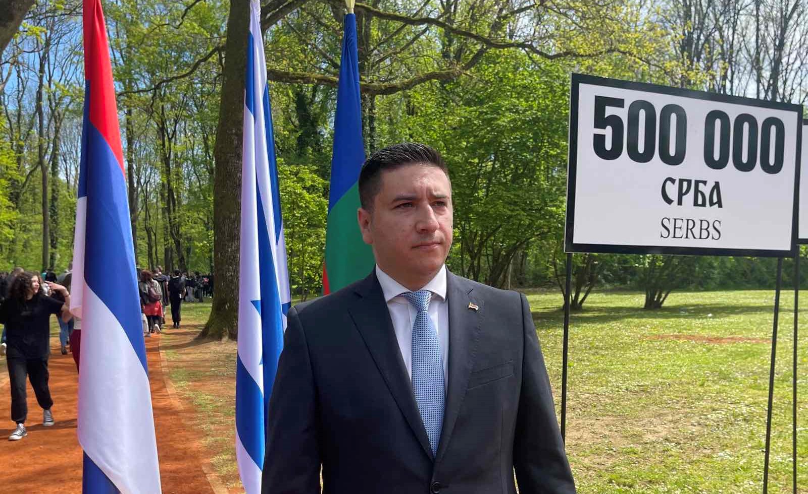 Dajković: Zahvalan sam državnom rukovodstvu Srbije i Republike Srpske što njeguje sjećanje na žrtve Jasenovca