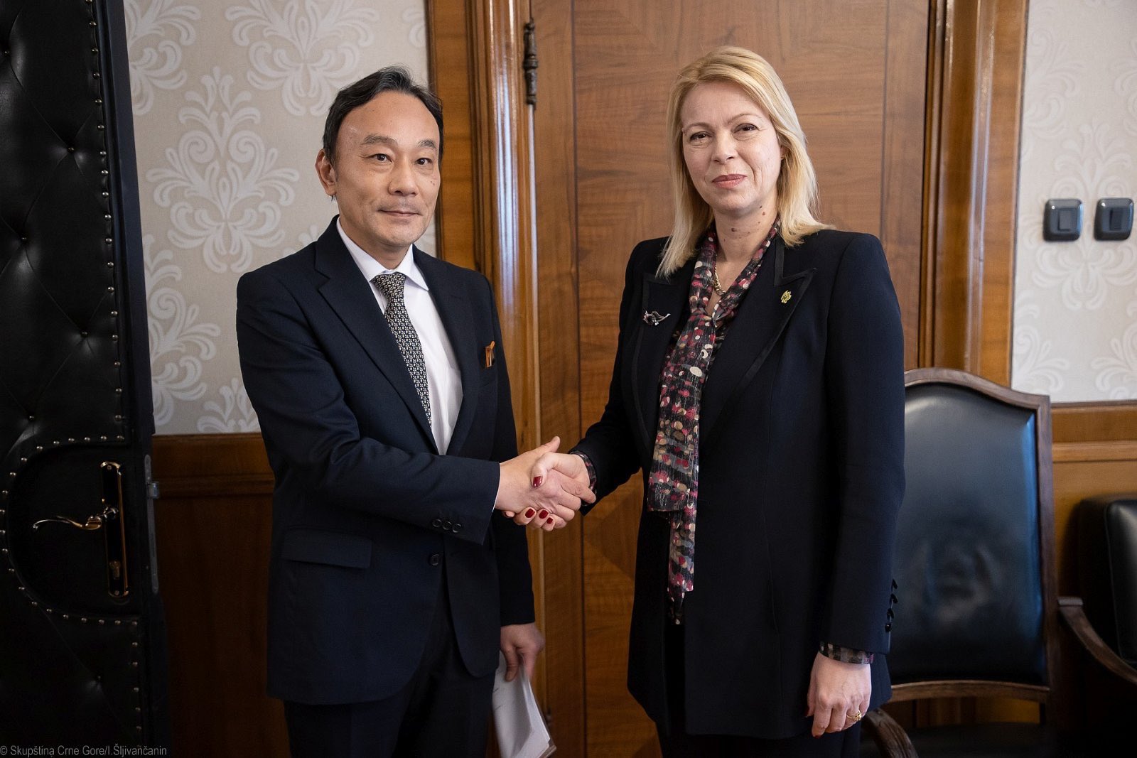 Đurović primila u oproštajnu posjetu ambasadora Japana