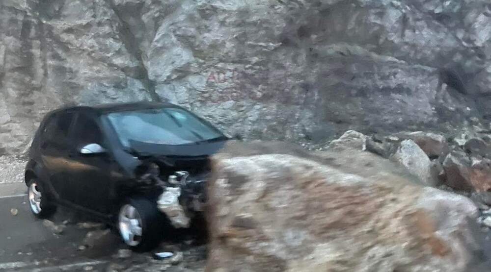 Odron na Brajićima, otežan saobraćaj