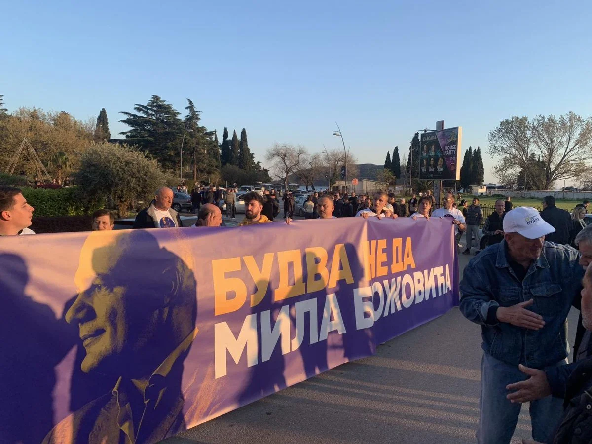 Protest podrške predsjedniku Opštine Budva: Božović mora biti oslobođen