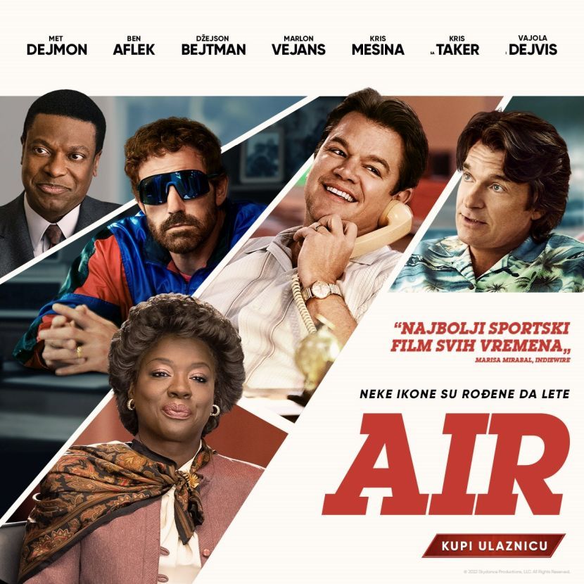 U bioskope stiže priča o legendarnim patikama koje su oduševile Majkla Džordana: „AIR“