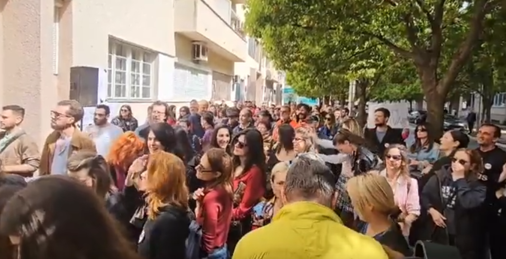 Umjetnici održali protest u Podgorici: „Mi smo kultura“