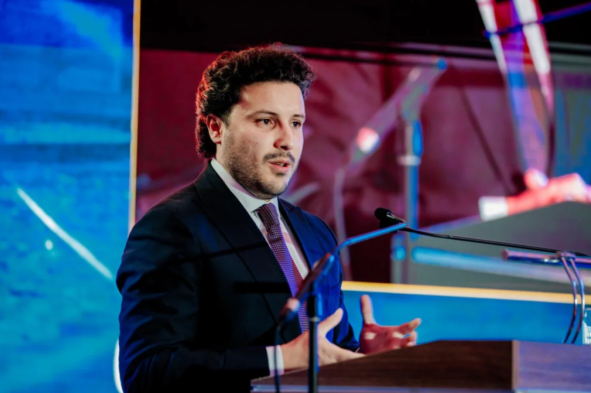 Predavanje premijera Dritana Abazovića na Univerzitetu Mediteran