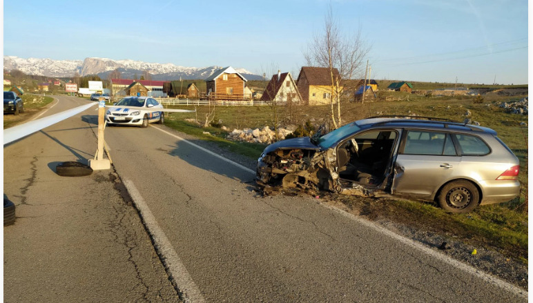 U udesu na Žabljaku jedna osoba teško povrijeđena