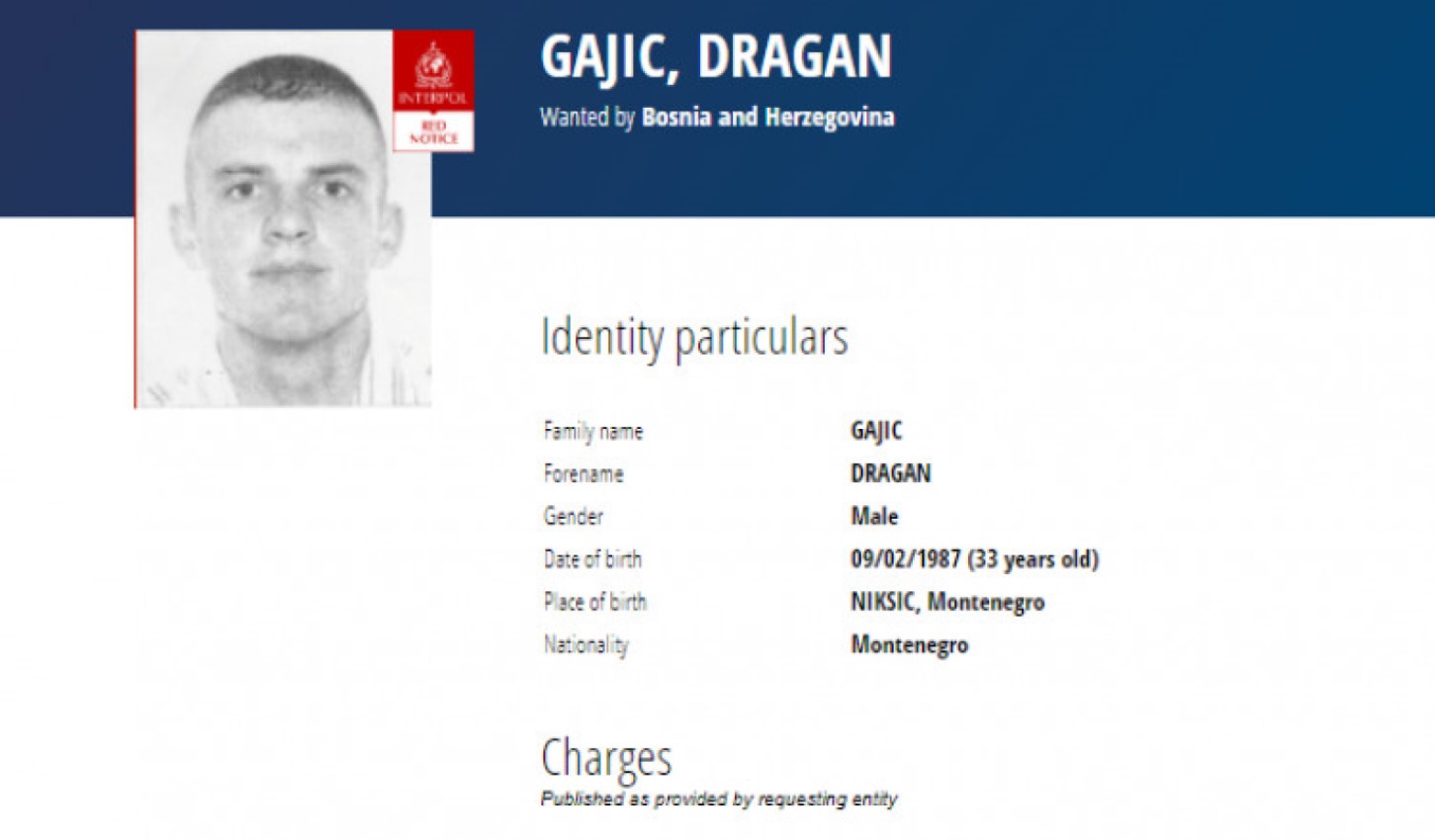 Ko je Dragan Gajić? Nikšićanin godinama na crvenoj potjernici zbog šverca narkotika, konačno pao u Sarajevu!