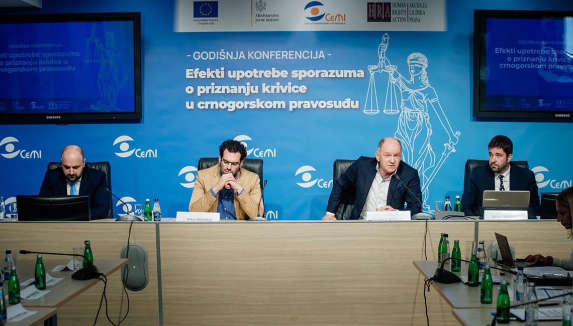 Izmjenama Zakonika o krivičnom postupku ograničiti sprovođenje sporazuma o priznanju krivice za određena krivična djela