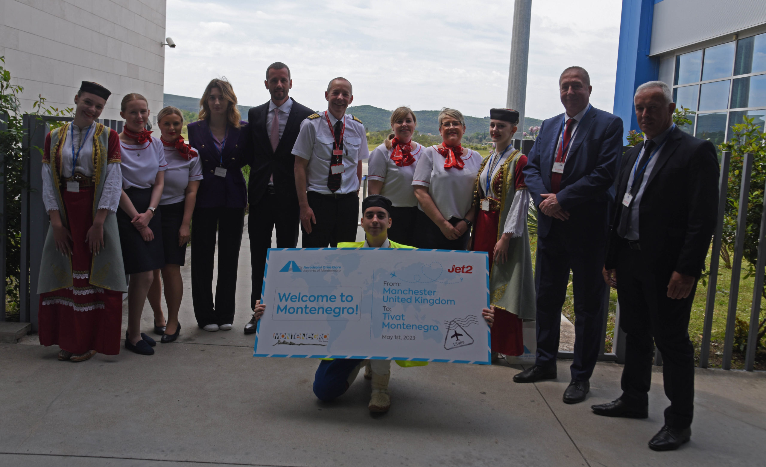 NTO i ACG dočekali prve putnike: Jet2 otvorio liniju Mančester – Tivat