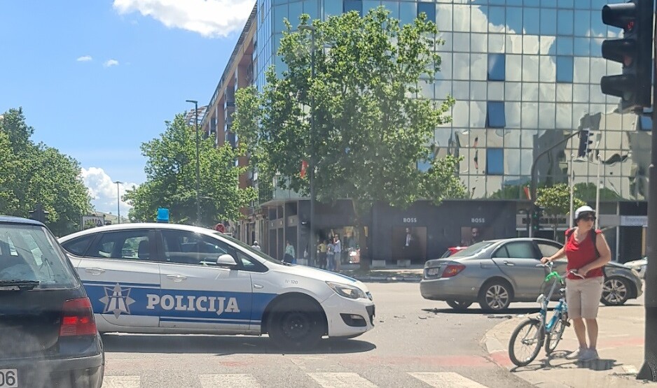 Udes u Podgorici, povrijeđene dvije osobe