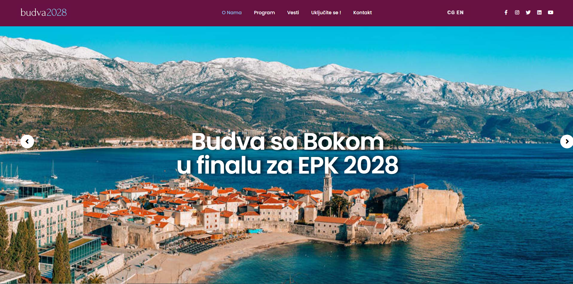 Objavljen zvanični Web sajt kandidature “Budva-Boka 2028 Evropska prijestonica kulture”