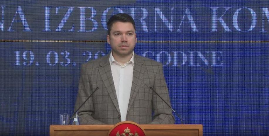 Mugoša: Opštinskim izbornim komisijama će danas biti distribuirani glasački listići
