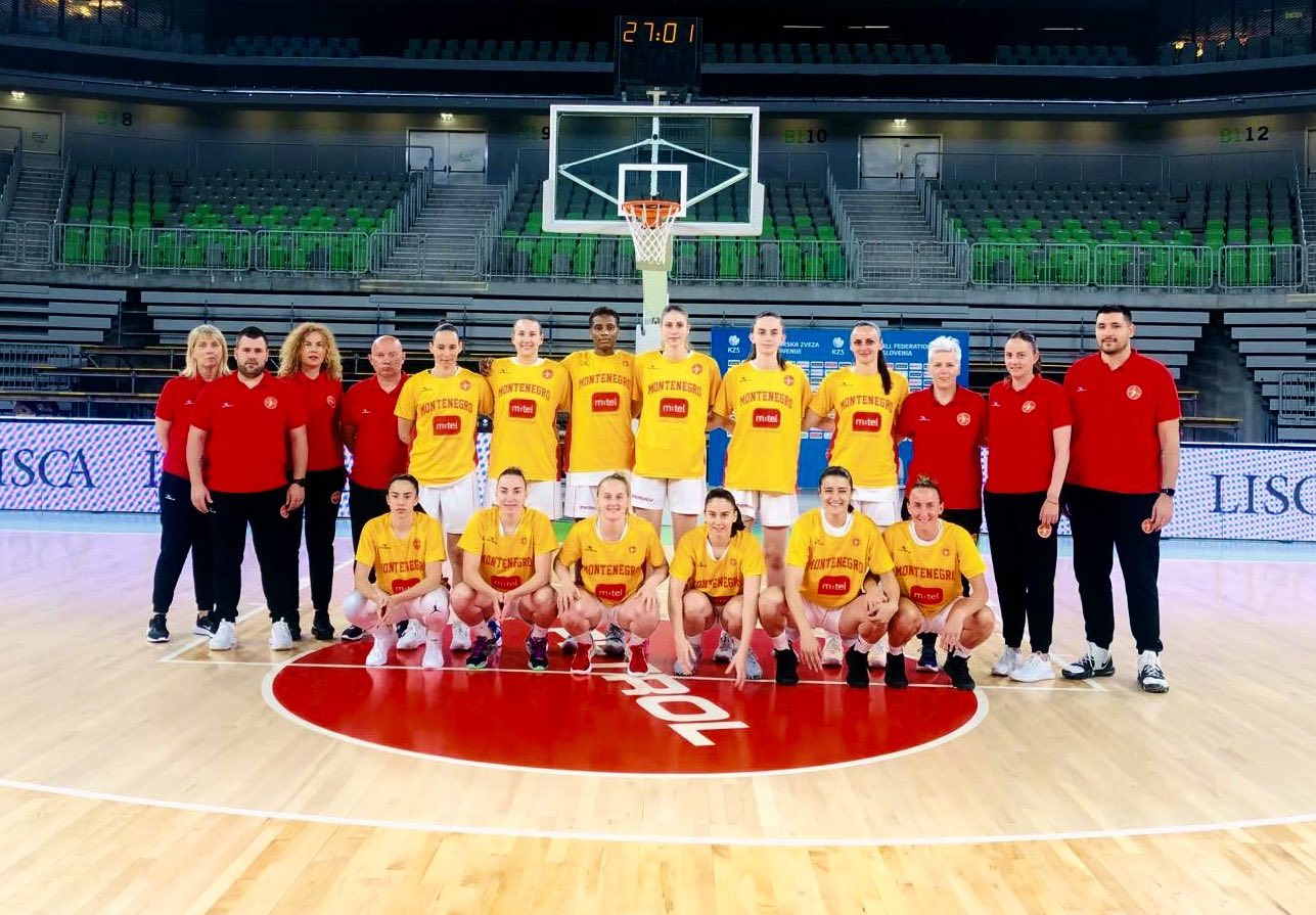 Crnogorske košarkašice poražene od Slovenije, sjutra sa istim rivalom