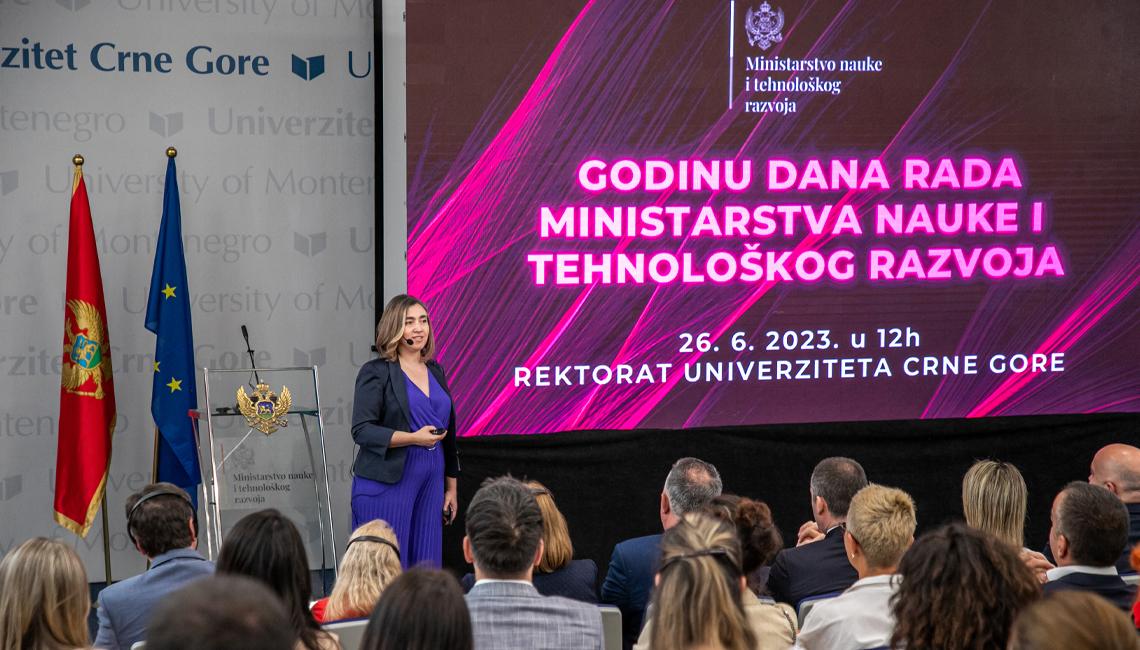 Šćepanović: Za nauku i inovacije preko deset miliona evra u 2023. godini