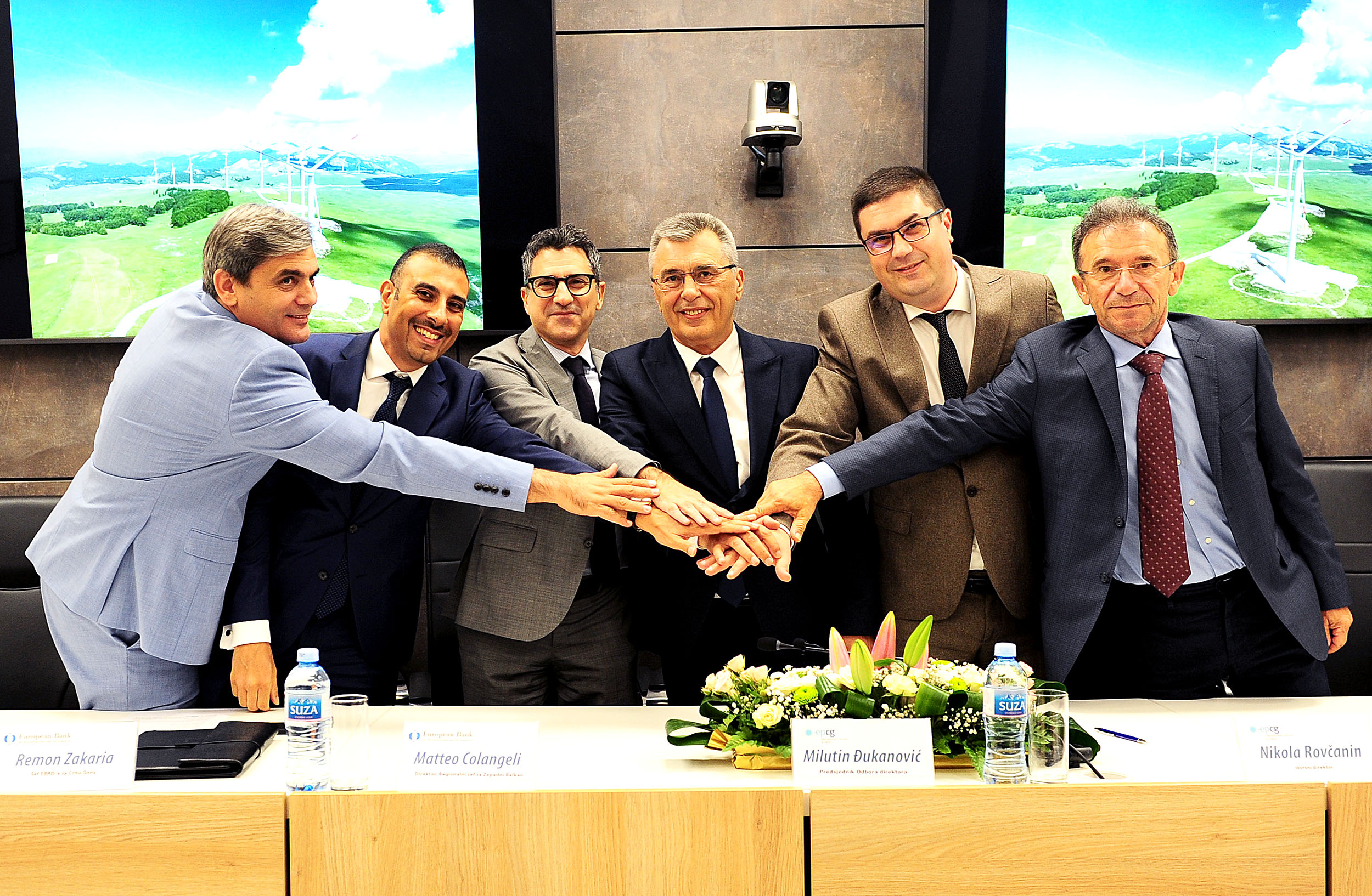 EPCG potpisala ugovor sa Evropskom bankom za obnovu i razvoj: Kreditiranje projekta VE Gvozd