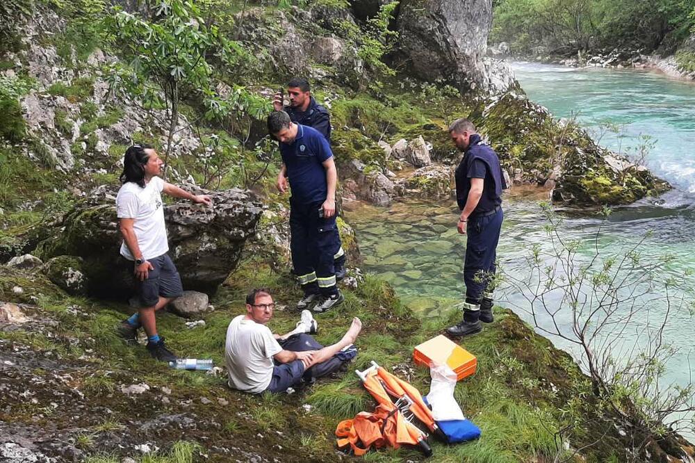 Švajcarski turista povrijeđen u kanjonu Mrtvice, upućen u Urgentni centar u Podgorici