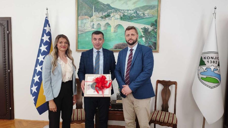 Delegacija Tivta na proslavi Dana grada Konjica
